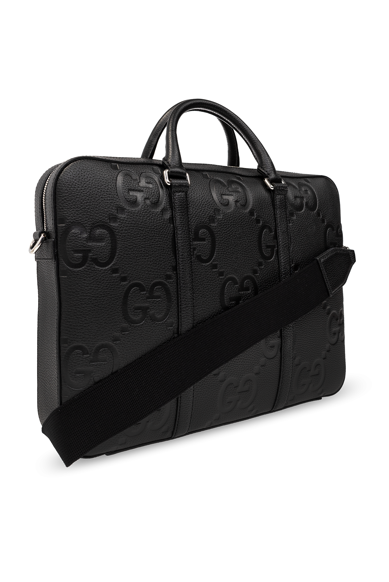 Gucci deals black briefcase